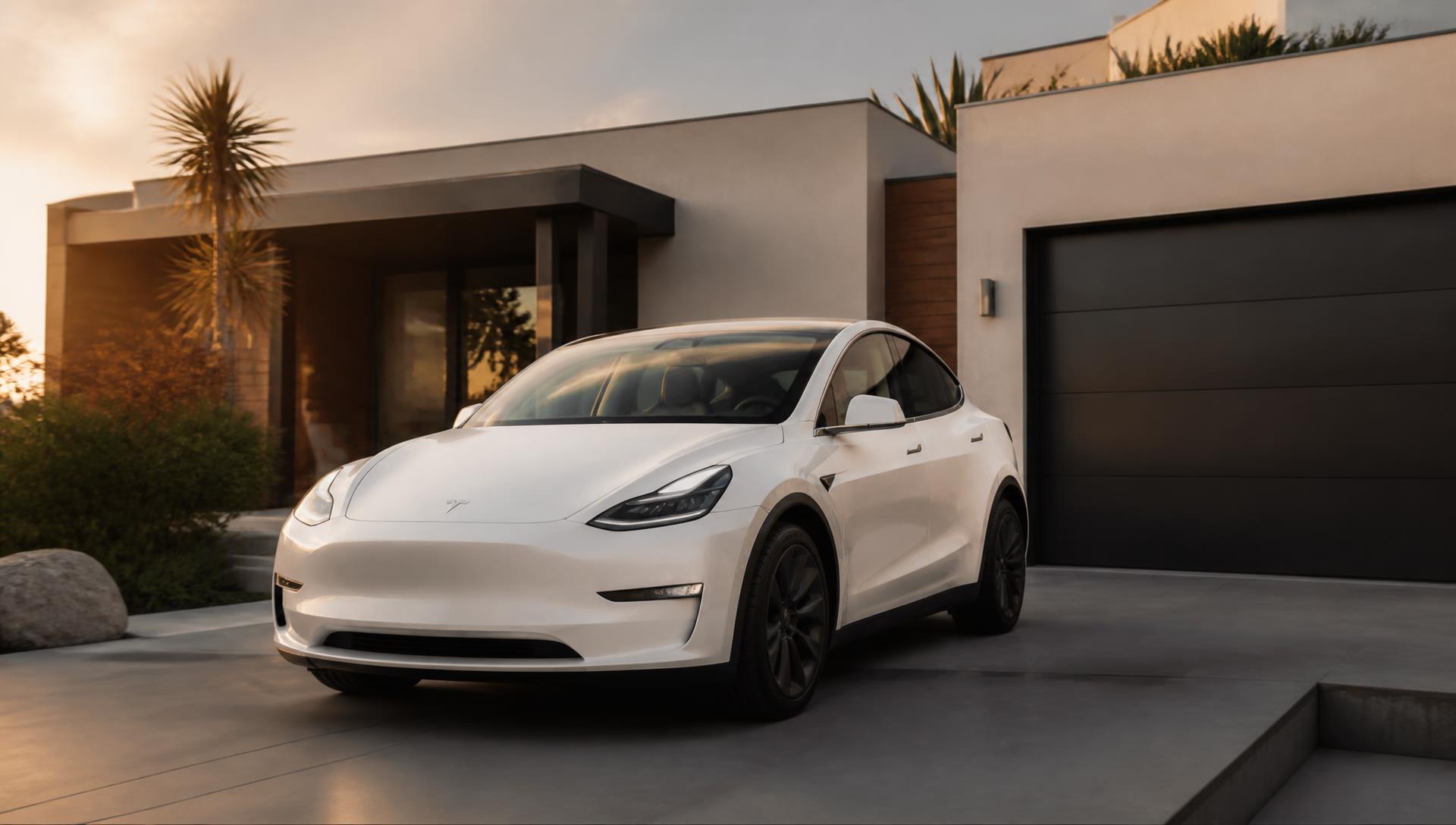 Freshly detailed vehicle parked at a modern San Diego home